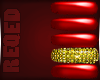 R- Long Red$Gold Nails