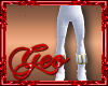 Geo  Pants white