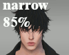 Narrow Head85%