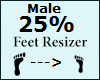 Feet Scaler 25% Male