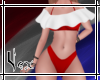 V. Red & White Bikini