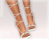 ౮ƙ-White Sandals