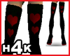 H4K Black Heart Boots