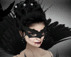 Halloween Gothic Gown Feathers Vampire Clodiee Cotty Blood Bats