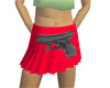 Gun Skirt red