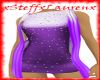purple dress wit diamond