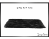 Grey Fur Rug