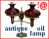 !@ Antique oil lamp