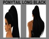 PONYTAIL LONG BLACK