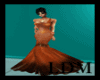 [LDM[ Slim Gown Naranja 