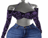 Purple Lace Top