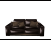 BROWN 2 SEATER COUCH