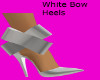 White Bow Shoes