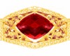 {DR} Gold/Ruby Wed Ring