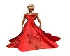 Red Satin Gown