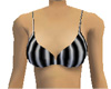 Pinstripe bikini top