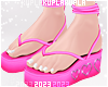 $K Cute Platform Sandals