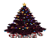 purp christmas tree w/po