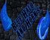Blue Halo devilish horns