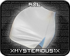 [X] Leather Skirt - Wht