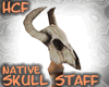 HCF Native Skull Staff M