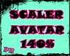 PR Scaler Avatar 140%