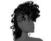 Curly Mohawk Black