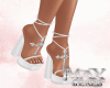 Nivia Heels White