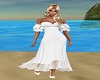 white romantic dress