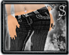 *S Denim Night Flares