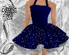 Kid Blue Velvet Dress