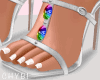 C~White Pride Heels