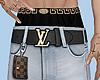 " JEANS RIPPED 3D x LV