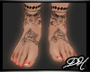 tattooed feet