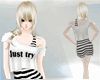 [Zn]White-black dress