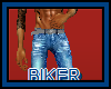 bikers worn out jeans