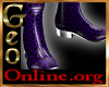 Geo Cougar Boots purple
