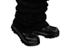 Black Scarf Boots