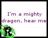 Mighty dragon sticker