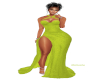 Formal Neon Green Gown
