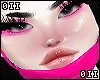 hot pink chin mask
