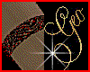 Geo DarkRuby Glitter Arm