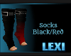 Socks Black/Red