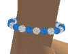 SM Rt Anklet Blue/Silver