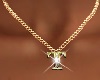 Bling Letter (T) Ncklce~