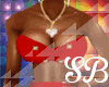 Rep/Pb Red Sizzle Dress