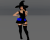 Black Blue Witch Outfit
