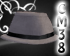 [C] GreyTrilby Hat