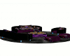 (ge)purple round couch