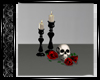 Candle Rose Skull